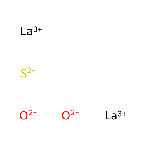 二氧硫化镧 structure