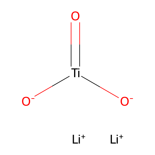 Lithium titanium oxide structure