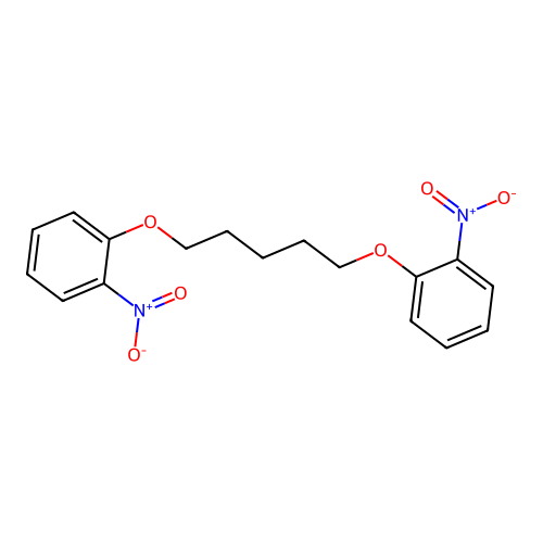 1-Nitro-2-{[5-(2-nitrophenoxy)pentyl]oxy}benzene structure