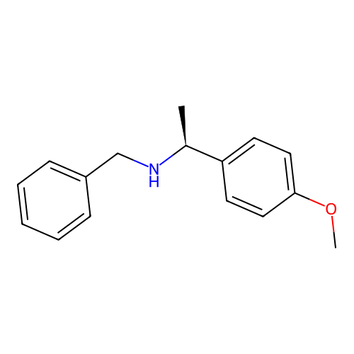 Benzyl[(1S)-1-(4-methoxyphenyl)ethyl]amine structure