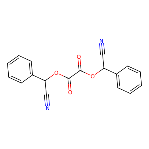Bis[cyano(phenyl)methyl] oxalate structure