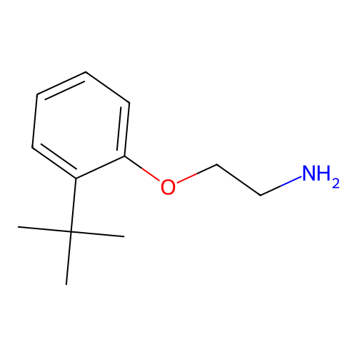 2-(2-Tert-Butylphenoxy)Ethanamine structure