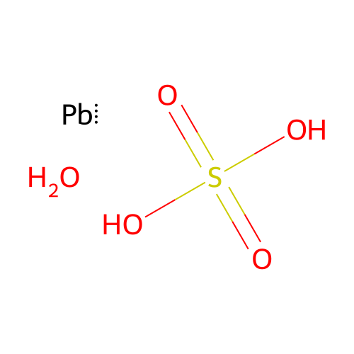 碱式硫酸铅 structure