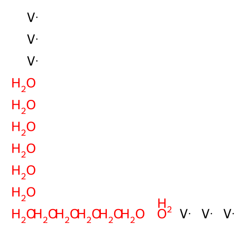 Hexakis(vanadium);tridecahydrate structure