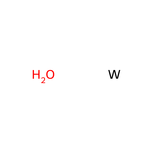 Tungsten-water structure