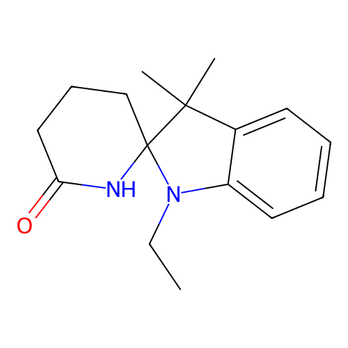 1-Ethyl-3,3-dimethylspiro[indoline-2,6'-piperidine]-11-one structure