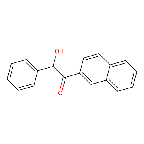 2-Hydroxy-1-naphthalen-2-yl-2-phenylethanone structure