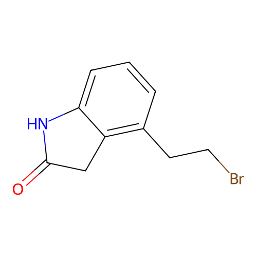 2H-Indol-2-one, 4-(2-bromoethyl)-1,3-dihydro- structure