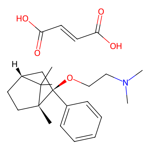 Deramciclane fumarate structure