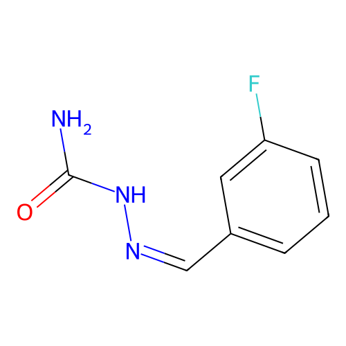 [(Z)-(3-fluorophenyl)methylideneamino]urea structure