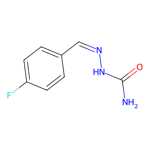 [(Z)-(4-fluorophenyl)methylideneamino]urea structure