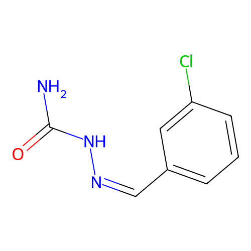 [(Z)-(3-chlorophenyl)methylideneamino]urea structure