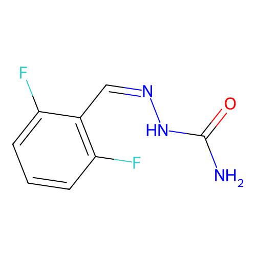 [(Z)-(2,6-difluorophenyl)methylideneamino]urea structure