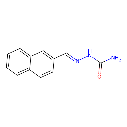 [(E)-naphthalen-2-ylmethylideneamino]urea structure