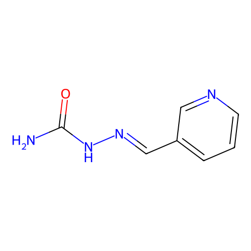 Nicotinaldehyde semicarbazone structure