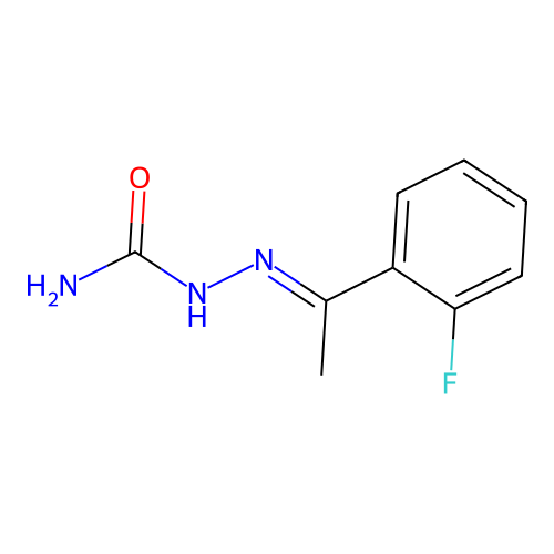 [(E)-[1-(2-fluorophenyl)ethylidene]amino]urea structure
