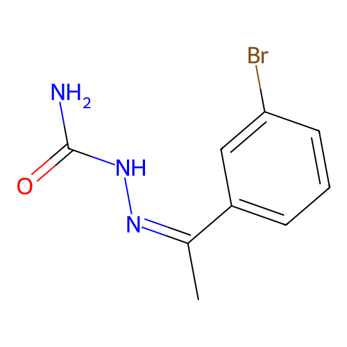 [(Z)-1-(3-bromophenyl)ethylideneamino]urea structure