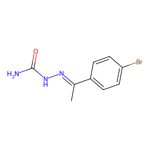 [(E)-1-(4-bromophenyl)ethylideneamino]urea structure
