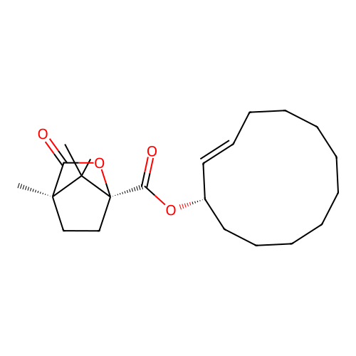 2-Cyclododecenyl camphanate structure