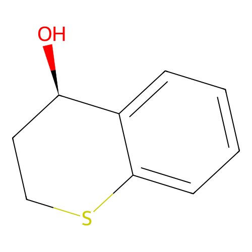 (4R)-3,4-dihydro-2H-1-benzothiopyran-4-ol structure