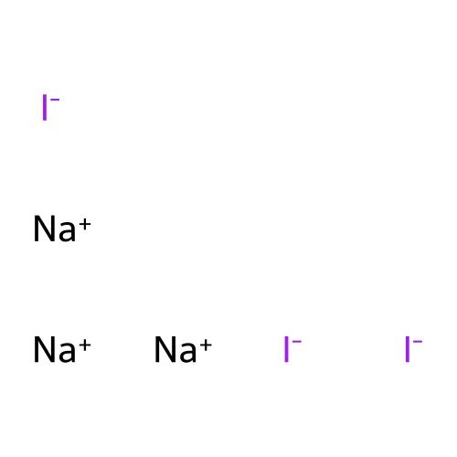 三碘化三钠 structure
