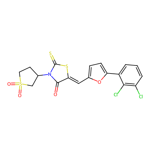 rhodanine derivative, 14 structure