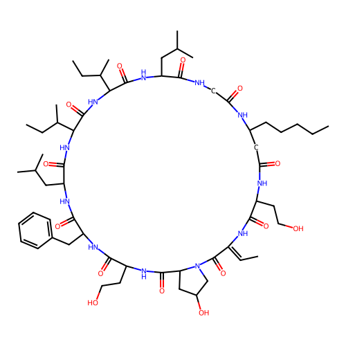 Hormothamnin A structure