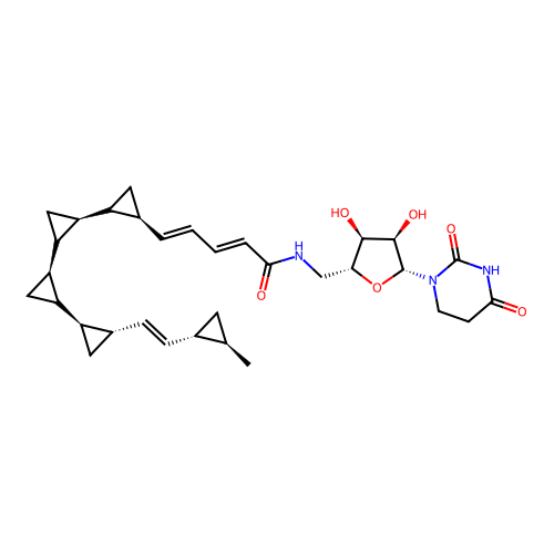 Antibiotic FR 900848 structure