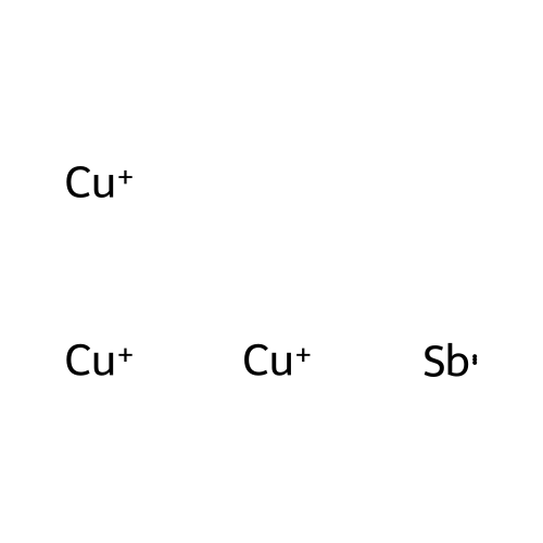 Antimony, compd. with copper (1:3) structure