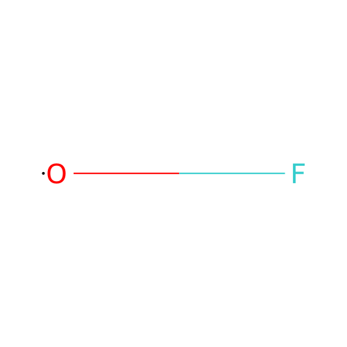 一氧化氟 structure