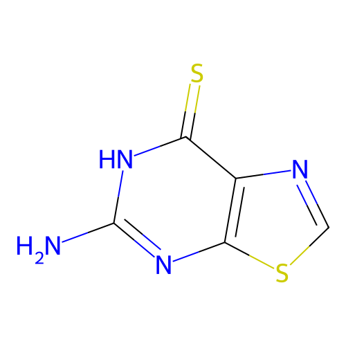[6H]thiazolo[5,4-d]pyrimidine-7-thione, 5-amino- structure