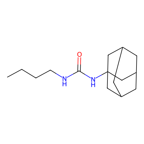 N-1-adamantyl-N'-butylurea structure