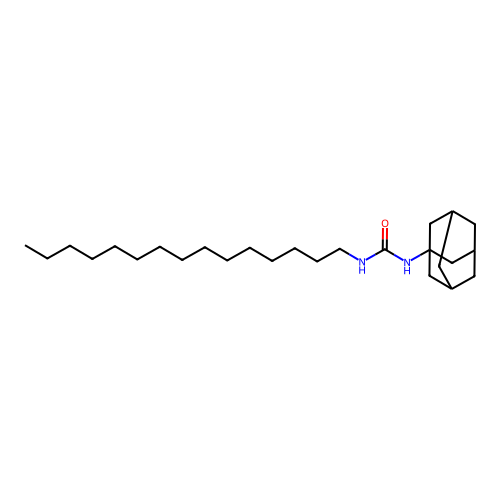 1-((3s,5s,7s)-Adamantan-1-yl)-3-pentadecylurea structure