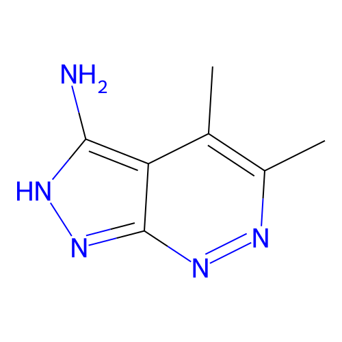 4,5-dimethyl-2H-pyrazolo[3,4-c]pyridazin-3-amine structure