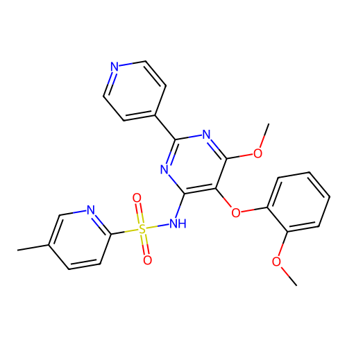 Avosentan structure