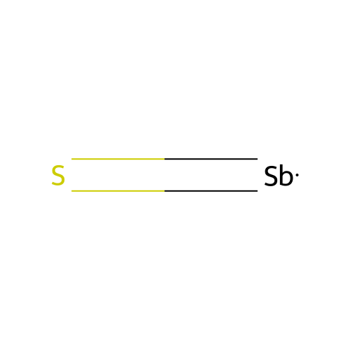 硫化锑 structure