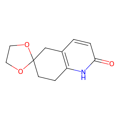 1,5,7,8-Tetrahydro-2H-spiro[quinoline-6,2'-[1,3]dioxolan]-2-one structure