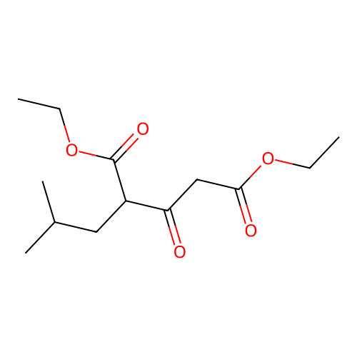 2-Isobutyl-3-ketoglutarate diethyl ester structure