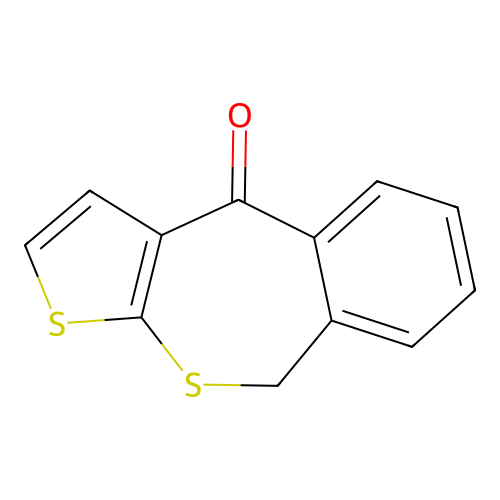 thieno[2,3-c][2]benzothiepin-4(9H)-one structure