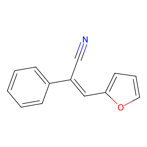 alpha-Phenyl-2-furanacrylonitrile structure