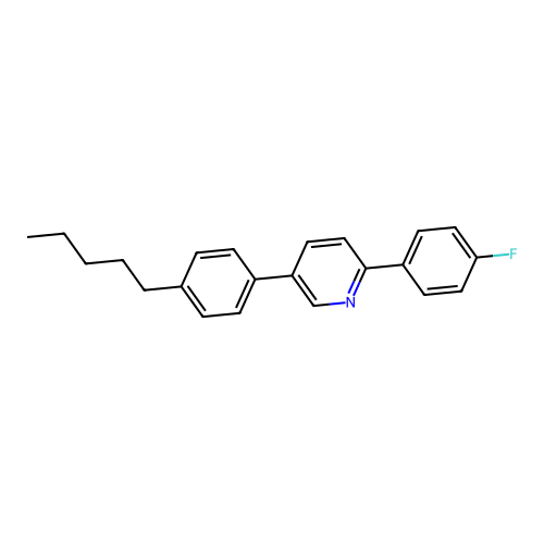 2-(4-Fluorophenyl)-5-(4-pentylphenyl)pyridine structure