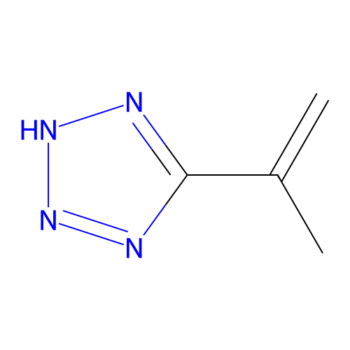5-Isopropenyltetrazole structure