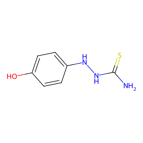 (4-Hydroxyanilino)thiourea structure