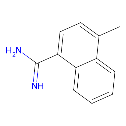 4-Methylnaphthalene-1-carboximidamide structure