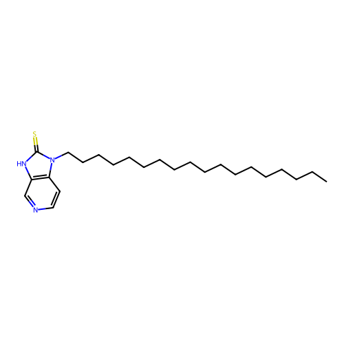 1-octadecyl-1H-imidazo[4,5-c]pyridine-2-thiol structure
