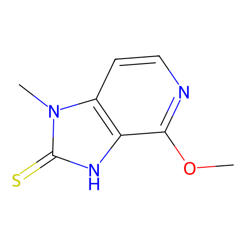 4-methoxy-1-methyl-1H-imidazo[4,5-c]pyridine-2-thiol structure