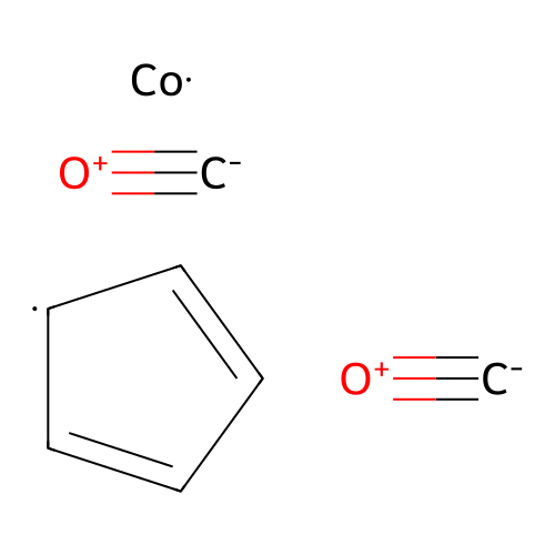 二羰基环戊二烯基钴 structure