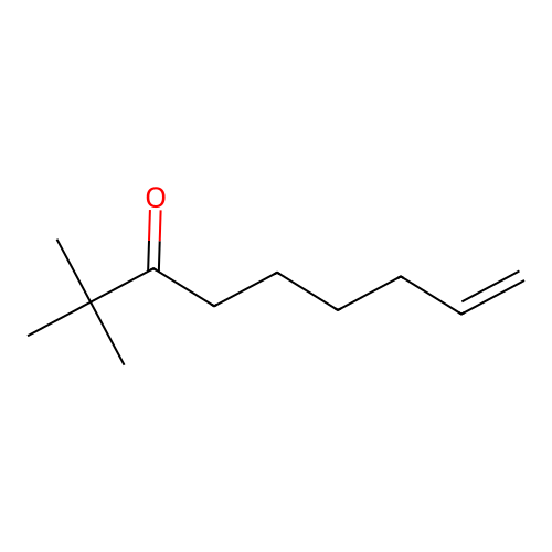 2,2-Dimethylnon-8-en-3-one structure