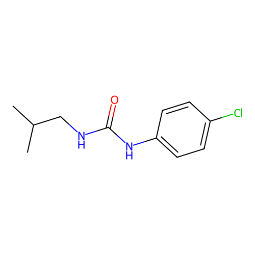 1-(4-Chloro-phenyl)-3-isobutyl-urea structure