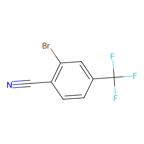 2-Bromo-4-(trifluoromethyl)benzonitrile structure